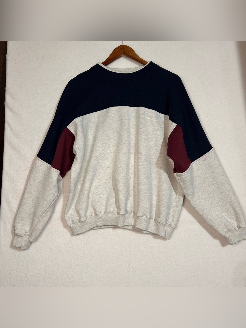 Pierre Cardin Colorblock Sweatshirt Crewneck Large